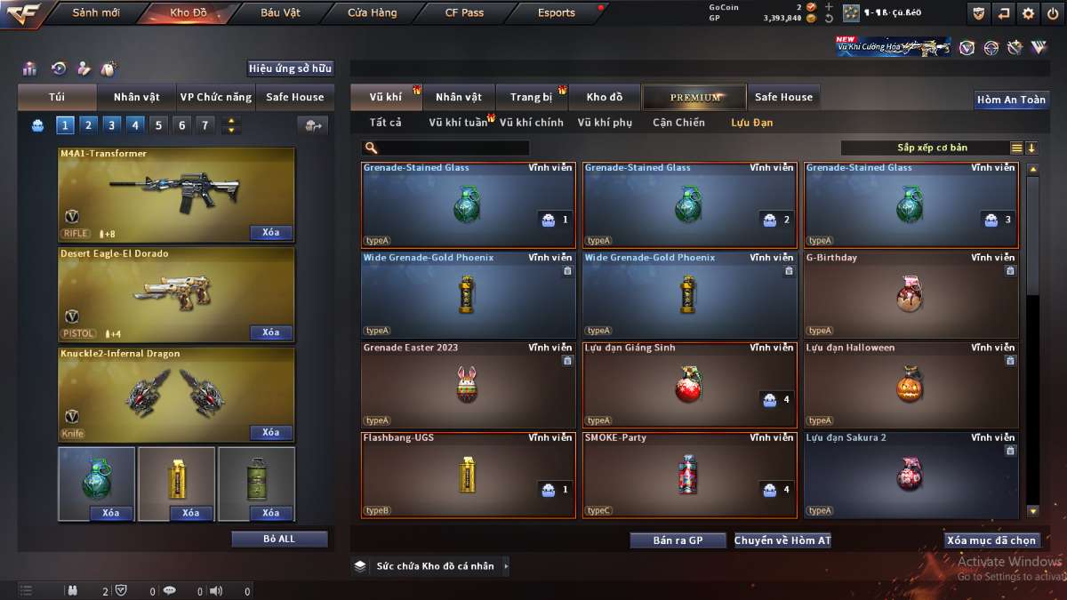 shop acc cf uy tin gia re